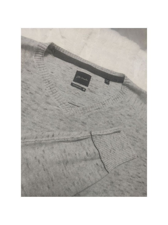 J.B. Heath Other - Men's J.B. Heath Standard M Grey Black Speckled V-Neck Sweater